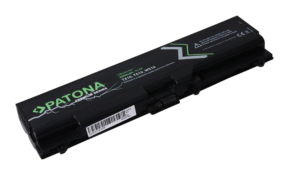 Premium battery - 5200 mAh - Lenovo T410 T420 T510 T520 W510