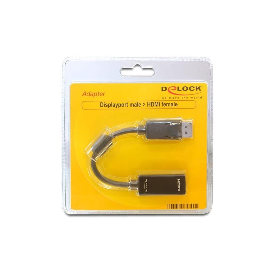 Delock Adapter Displayport naar HDMI St/Bu