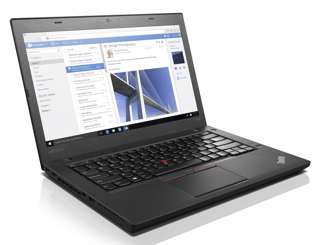 Lenovo ThinkPad T460 14 inch HD Intel Core i5 512GB SSD 8GB Windows 10 Pro Webcam