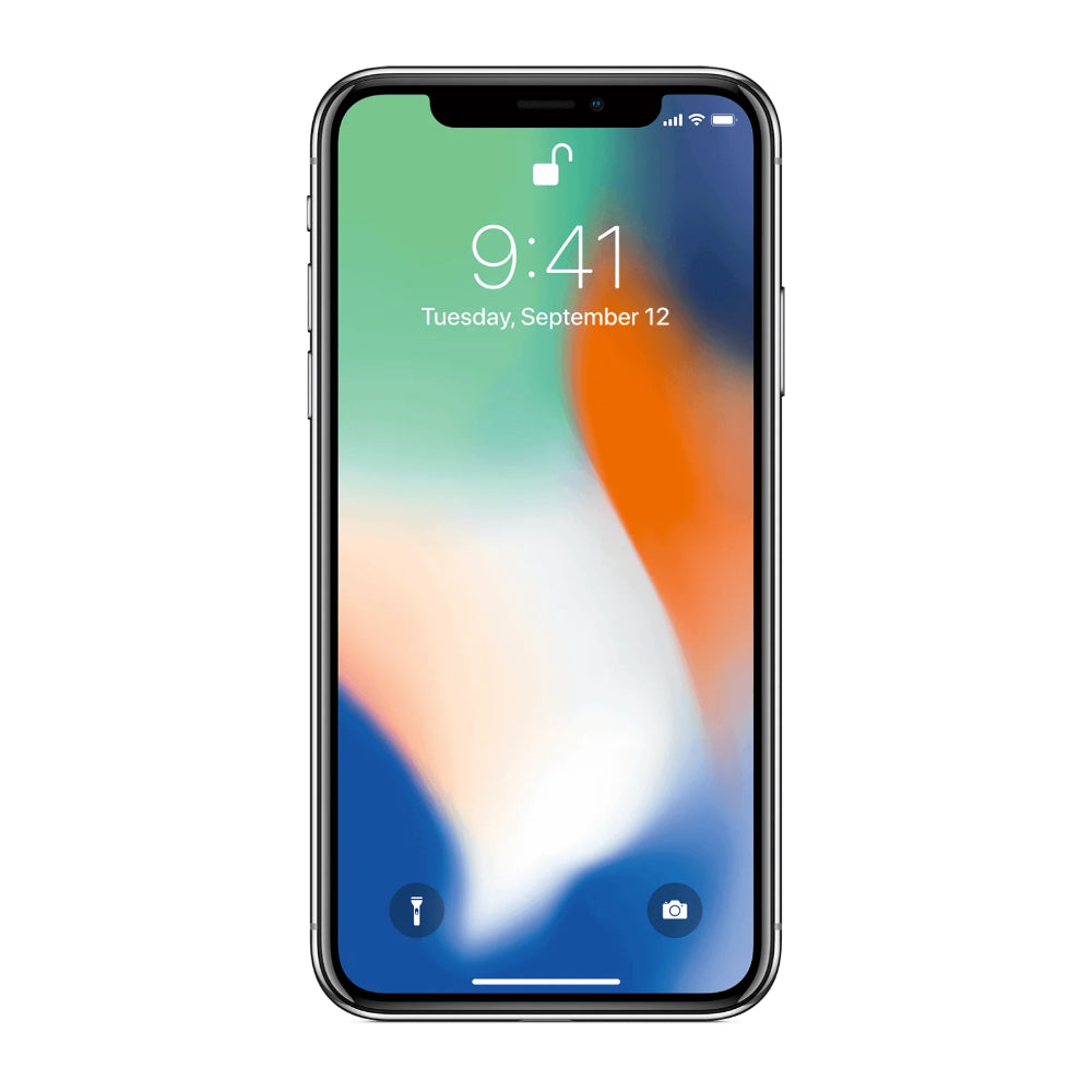Smartphone Apple iPhone X da 5,8 pollici, 256 GB di memoria, argento
