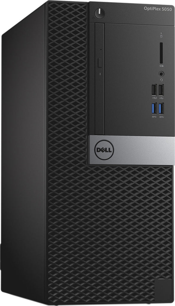 Dell Optiplex 5050 MT Intel Quad Core i5 1TB SSD 16GB Windows 10 Home DVD Burner