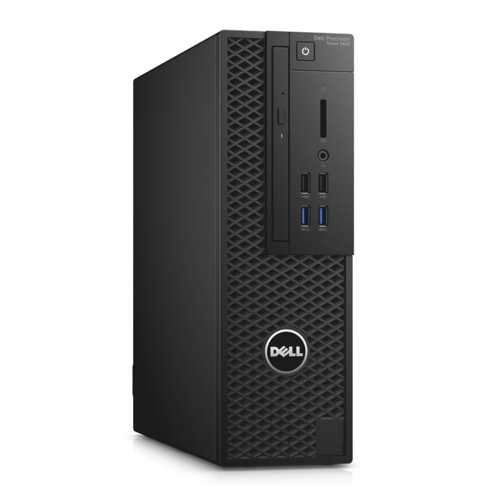 Dell Precision 3420 SFF Intel Xeon Quad Core E3 v5 512GB SSD 16GB Windows 10 Pro AMD Radeon Pro