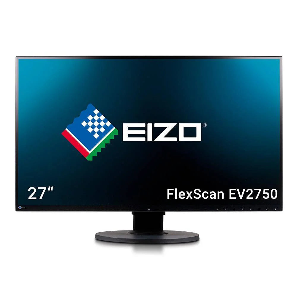 Eizo FlexScan EV2750-BK noir 27 pouces WQHD 2560x1440 DisplayPort HDMI DVI-D USB Hauteur réglable