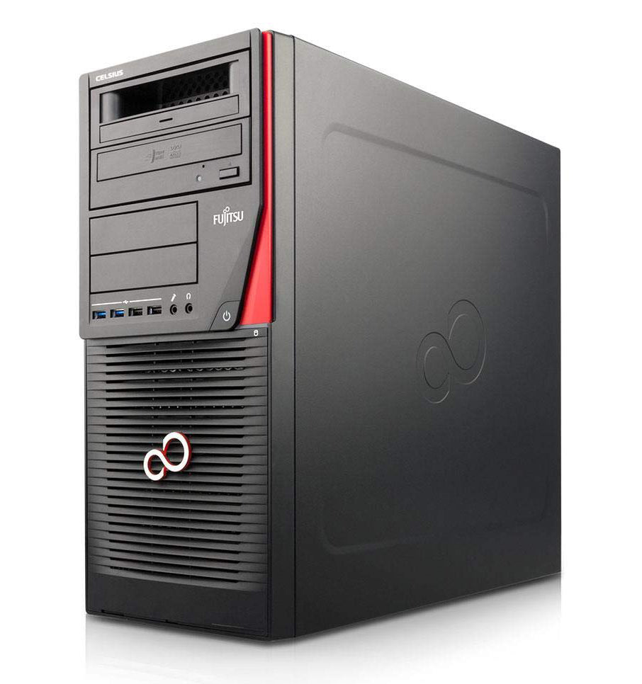 Fujitsu Celsius M740 Intel Xeon Core E5 1620 v4 512 Go SSD + 2 To HDD 32 Go Windows 10 Pro Nvidia Quadro