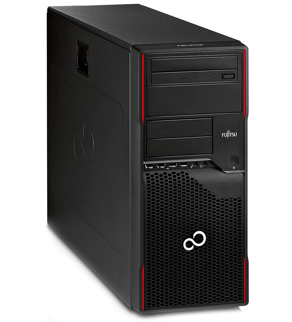 Masterizzatore DVD Fujitsu Celsius W410 Intel Quad Core i5 256 GB SSD 8 GB Windows 10 Pro