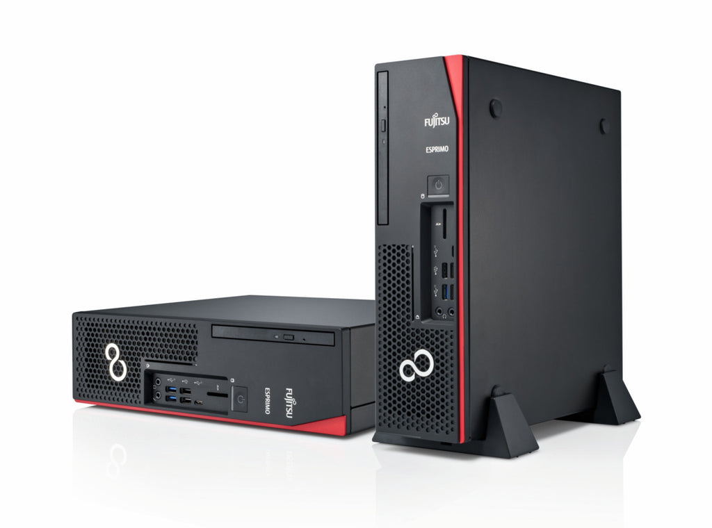 Fujitsu Esprimo D738 E85+ Intel Quad Core i3 128GB SSD 8GB Windows 10 Pro DVD Burner