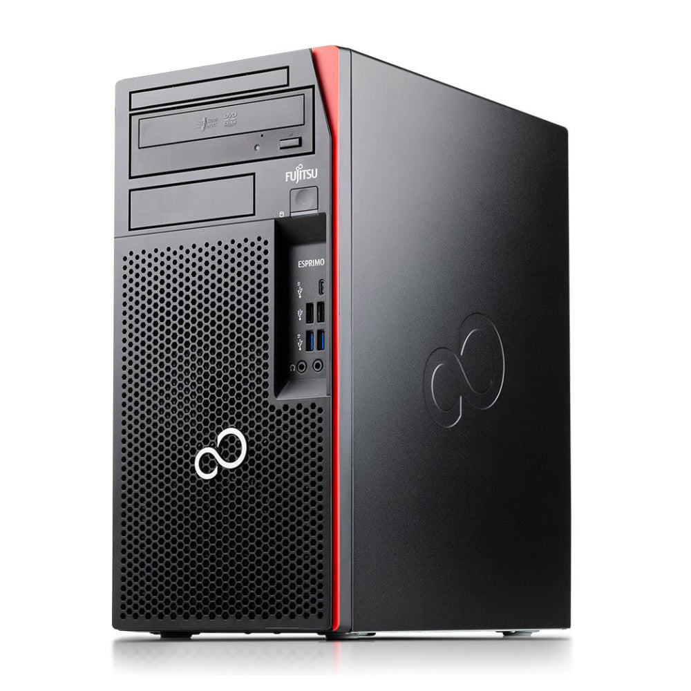 Fujitsu Esprimo P958 Intel Six Core i5 1TB SSD 32GB Windows 11 Pro Unità DVD