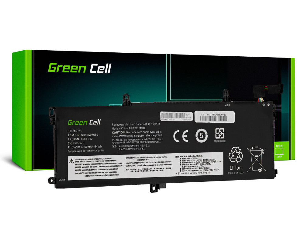 Premium battery 4650 mAh for Lenovo ThinkPad T590 T15 P15s P53s