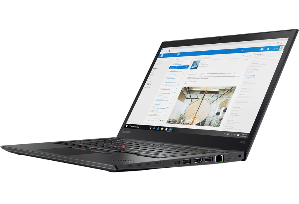 Lenovo ThinkPad T470s 14 inch 1920x1080 Full HD Intel Core i7 256GB SSD 8GB Windows 10 Pro Webcam