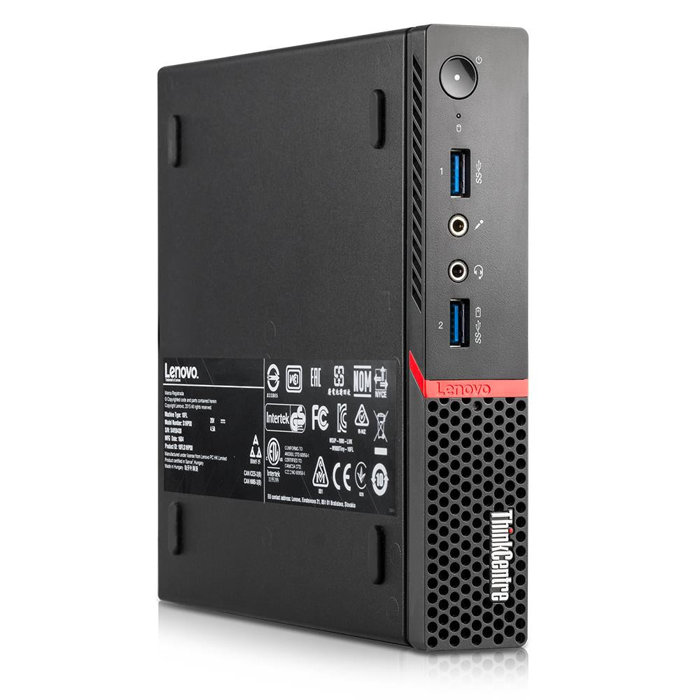 Lenovo ThinkCentre M710q Tiny USDT Intel Pentium G4400T 256GB SSD 8GB Windows 10 Pro