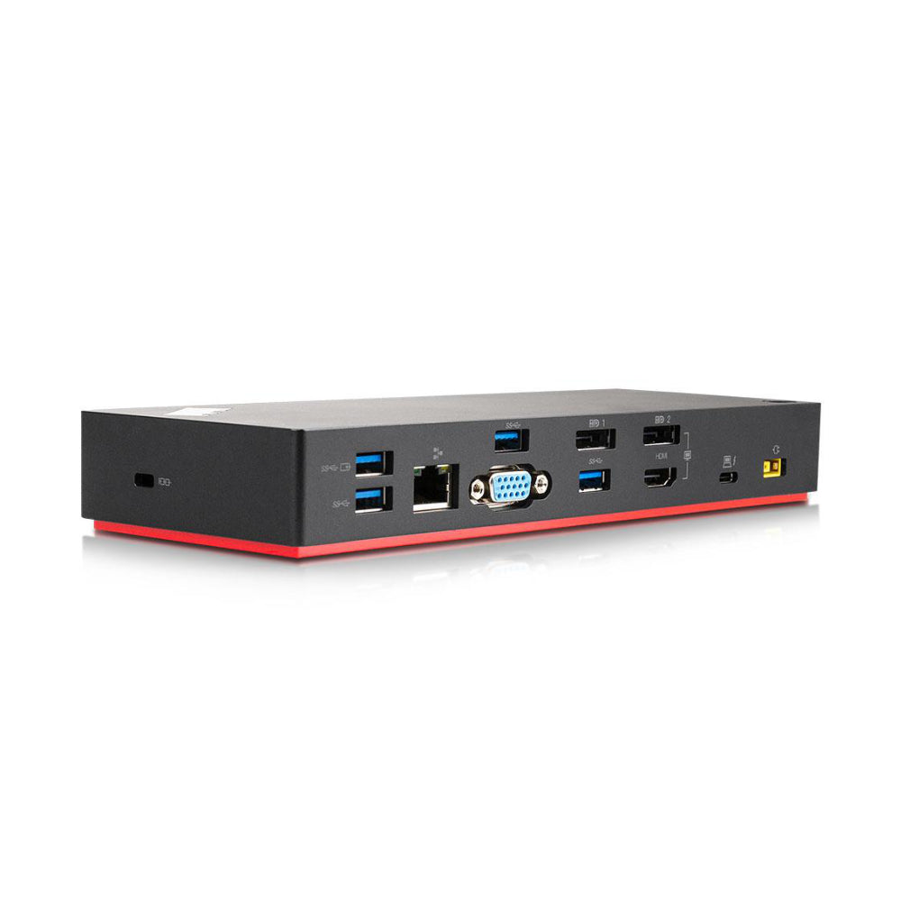 Lenovo Thinkpad Thunderbolt 3 Dock 40AC docking station including 135-watt power supply and USB-C cable 40AC0135EU
