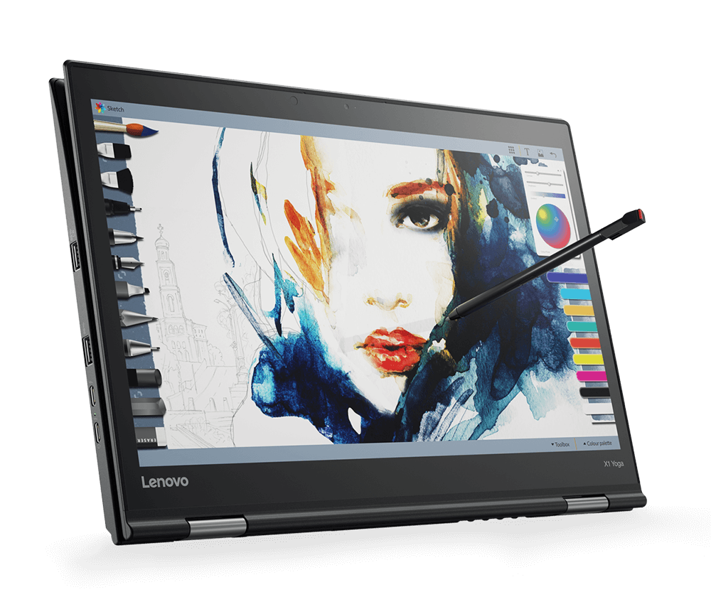 Lenovo ThinkPad X1 Yoga (1a generazione) Tablet convertibile Display touch da 14 pollici Core i7 256 GB SSD 16 GB Windows 10 Pro UMTS LTE