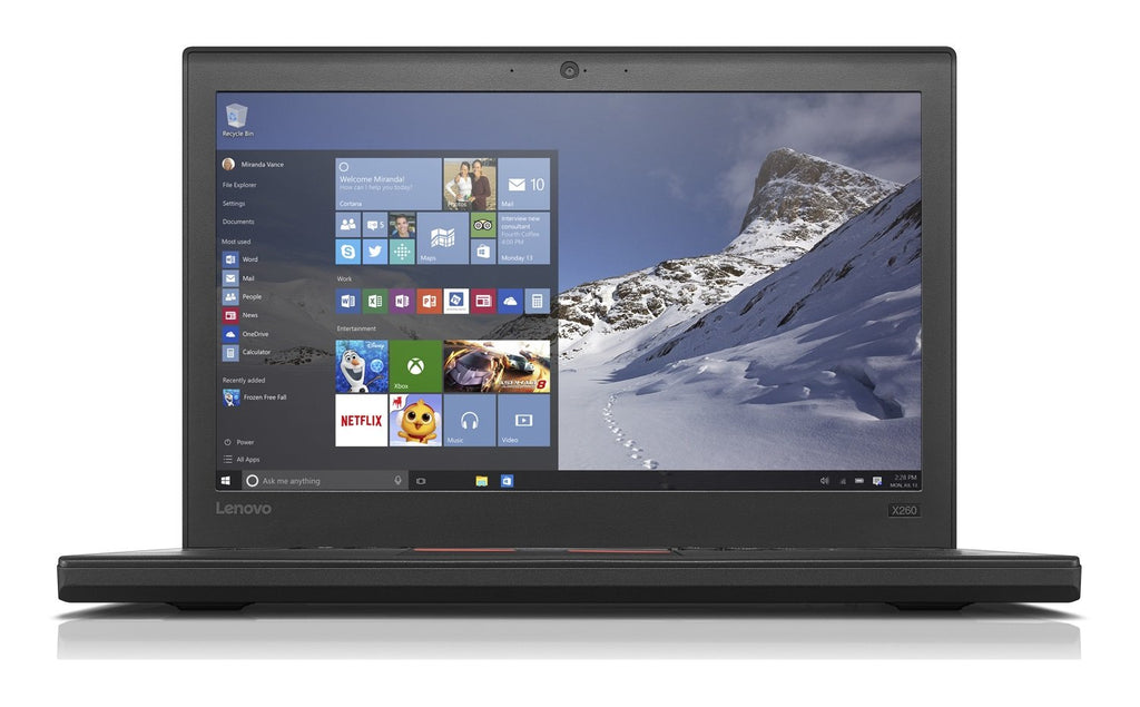 Lenovo ThinkPad X260 12.5 inch HD Intel Core i5 512GB SSD 8GB Windows 10 Pro Webcam