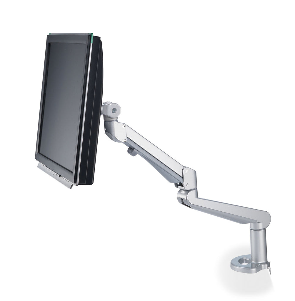 MSA-1 monitor swivel arm High Quality, aluminum silver-grey, incl. table mount