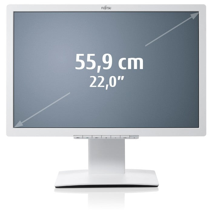 Fujitsu B22W-7 22 inch HD+ 1680x1050 LED DisplayPort DVI VGA height adjustable