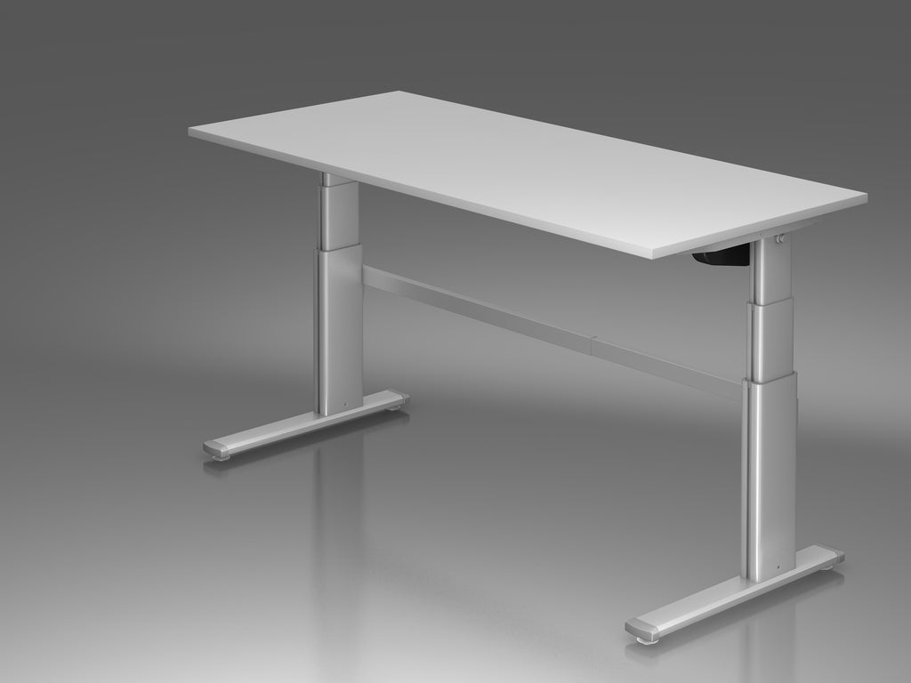 Skrivbord Höjdjusterbart arbetsbord Ergonomiskt Högkvalitativt tvåmotorigt 60-130 cm